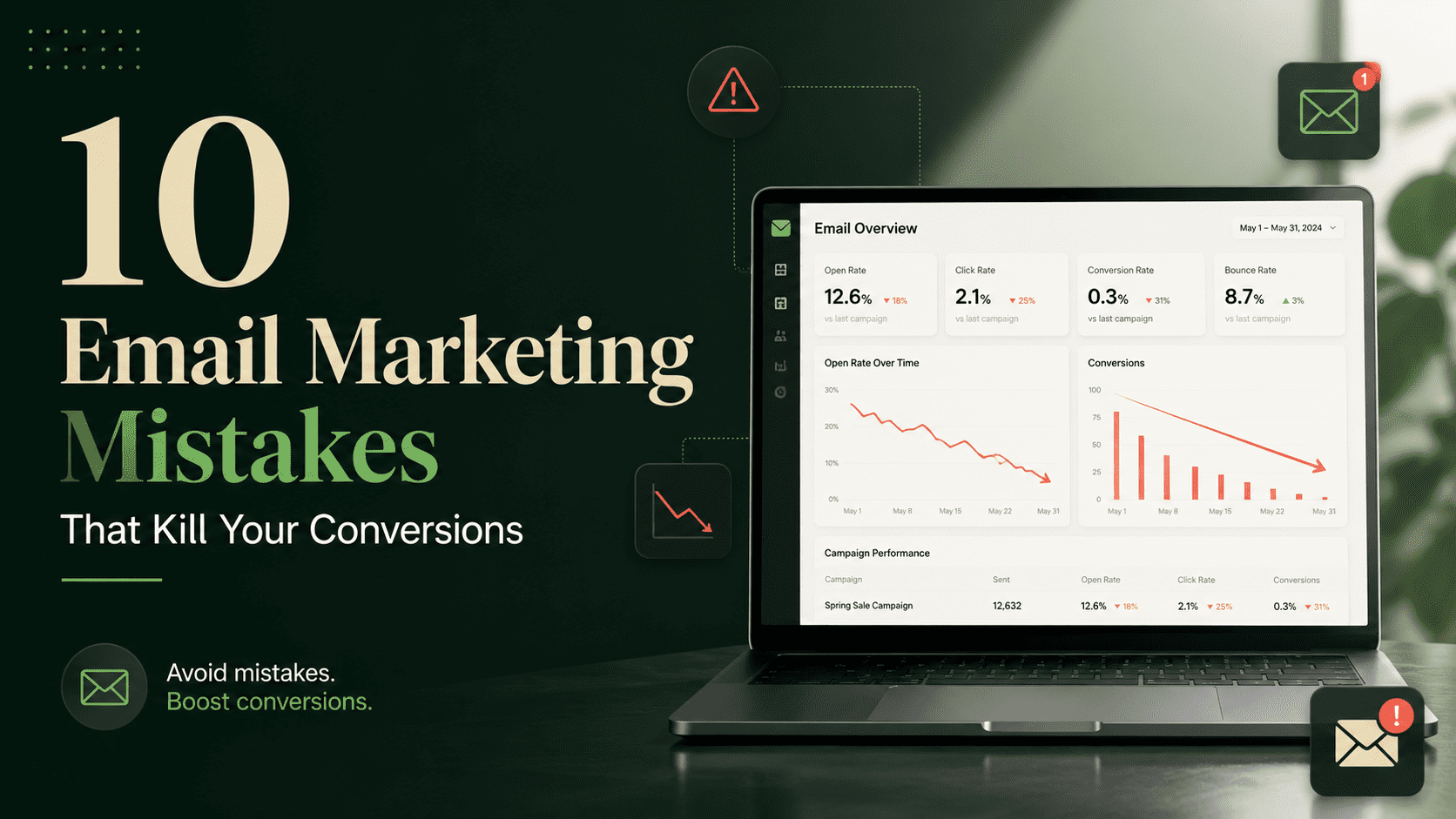 Email marketing mistakes